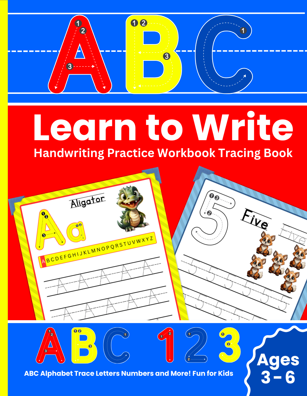 Learn to Write Handwriting Practice Workbook cover